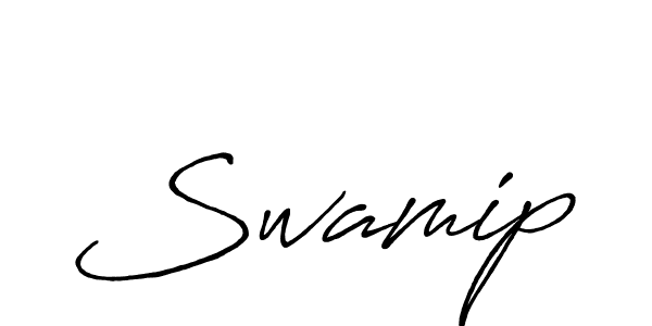 How to make Swamip signature? Antro_Vectra_Bolder is a professional autograph style. Create handwritten signature for Swamip name. Swamip signature style 7 images and pictures png