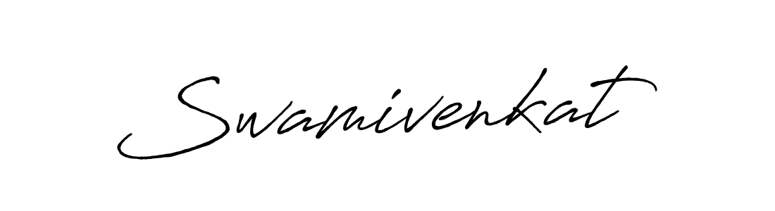 How to make Swamivenkat name signature. Use Antro_Vectra_Bolder style for creating short signs online. This is the latest handwritten sign. Swamivenkat signature style 7 images and pictures png