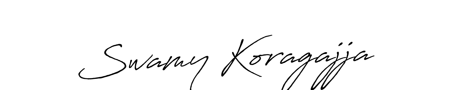 The best way (Antro_Vectra_Bolder) to make a short signature is to pick only two or three words in your name. The name Swamy Koragajja include a total of six letters. For converting this name. Swamy Koragajja signature style 7 images and pictures png