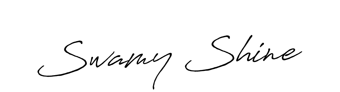 Swamy Shine stylish signature style. Best Handwritten Sign (Antro_Vectra_Bolder) for my name. Handwritten Signature Collection Ideas for my name Swamy Shine. Swamy Shine signature style 7 images and pictures png