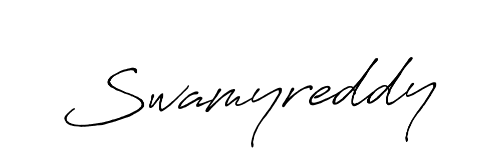 Design your own signature with our free online signature maker. With this signature software, you can create a handwritten (Antro_Vectra_Bolder) signature for name Swamyreddy. Swamyreddy signature style 7 images and pictures png