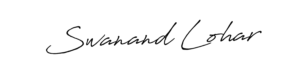 Design your own signature with our free online signature maker. With this signature software, you can create a handwritten (Antro_Vectra_Bolder) signature for name Swanand Lohar. Swanand Lohar signature style 7 images and pictures png