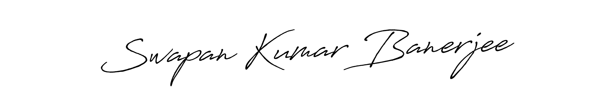 Design your own signature with our free online signature maker. With this signature software, you can create a handwritten (Antro_Vectra_Bolder) signature for name Swapan Kumar Banerjee. Swapan Kumar Banerjee signature style 7 images and pictures png