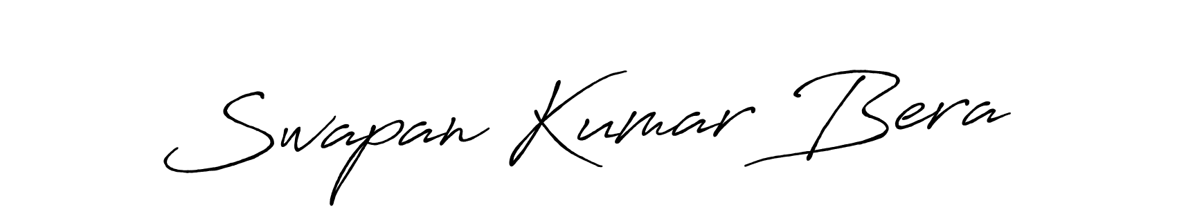 How to make Swapan Kumar Bera name signature. Use Antro_Vectra_Bolder style for creating short signs online. This is the latest handwritten sign. Swapan Kumar Bera signature style 7 images and pictures png