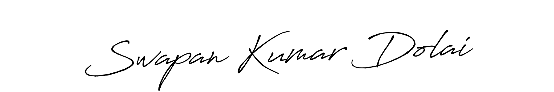 Design your own signature with our free online signature maker. With this signature software, you can create a handwritten (Antro_Vectra_Bolder) signature for name Swapan Kumar Dolai. Swapan Kumar Dolai signature style 7 images and pictures png
