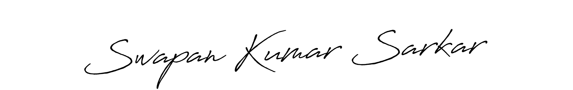 How to make Swapan Kumar Sarkar name signature. Use Antro_Vectra_Bolder style for creating short signs online. This is the latest handwritten sign. Swapan Kumar Sarkar signature style 7 images and pictures png