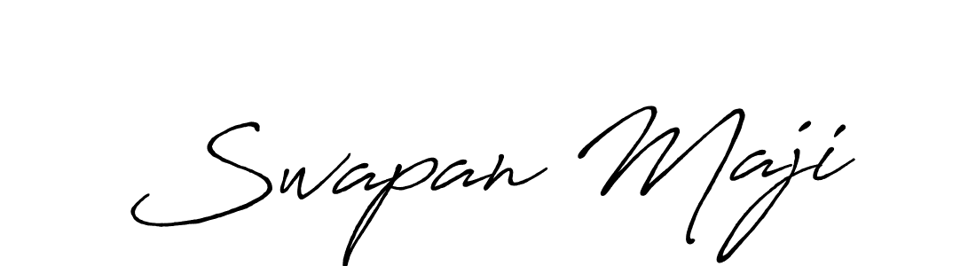 Also we have Swapan Maji name is the best signature style. Create professional handwritten signature collection using Antro_Vectra_Bolder autograph style. Swapan Maji signature style 7 images and pictures png
