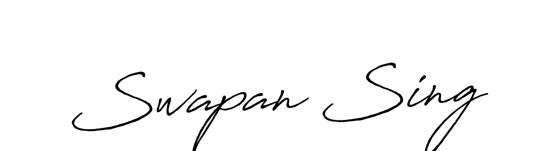 Antro_Vectra_Bolder is a professional signature style that is perfect for those who want to add a touch of class to their signature. It is also a great choice for those who want to make their signature more unique. Get Swapan Sing name to fancy signature for free. Swapan Sing signature style 7 images and pictures png
