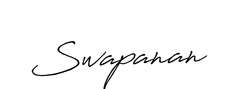 Make a beautiful signature design for name Swapanan. With this signature (Antro_Vectra_Bolder) style, you can create a handwritten signature for free. Swapanan signature style 7 images and pictures png