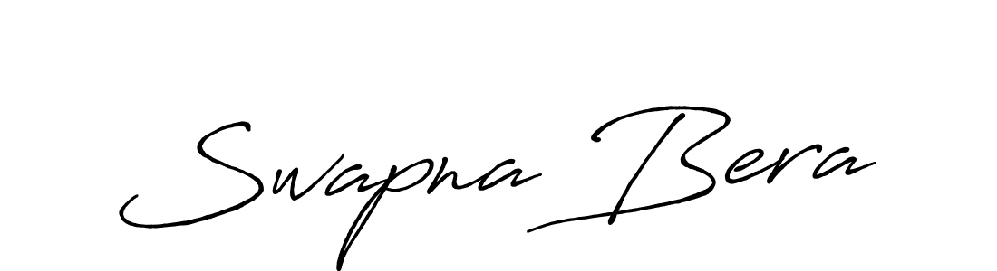 Make a beautiful signature design for name Swapna Bera. With this signature (Antro_Vectra_Bolder) style, you can create a handwritten signature for free. Swapna Bera signature style 7 images and pictures png