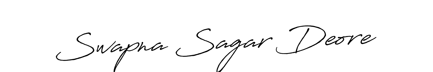 Design your own signature with our free online signature maker. With this signature software, you can create a handwritten (Antro_Vectra_Bolder) signature for name Swapna Sagar Deore. Swapna Sagar Deore signature style 7 images and pictures png