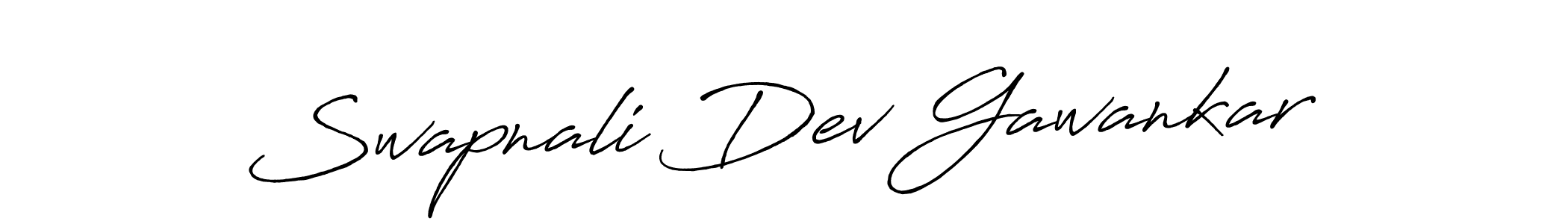Use a signature maker to create a handwritten signature online. With this signature software, you can design (Antro_Vectra_Bolder) your own signature for name Swapnali Dev Gawankar. Swapnali Dev Gawankar signature style 7 images and pictures png