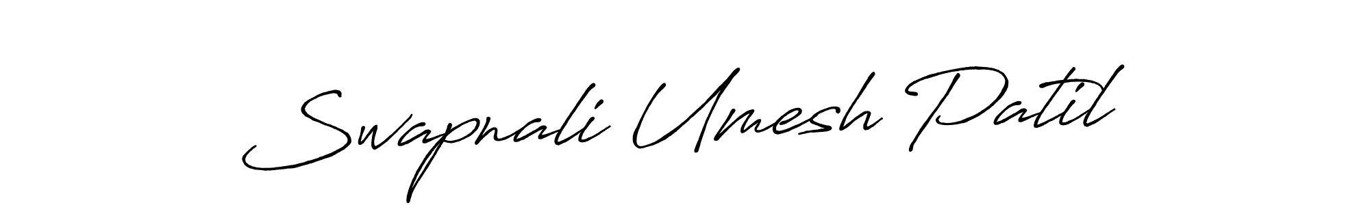 Design your own signature with our free online signature maker. With this signature software, you can create a handwritten (Antro_Vectra_Bolder) signature for name Swapnali Umesh Patil. Swapnali Umesh Patil signature style 7 images and pictures png