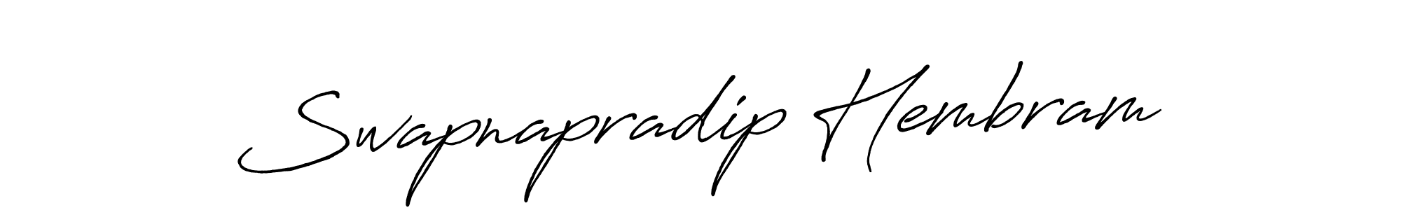 This is the best signature style for the Swapnapradip Hembram name. Also you like these signature font (Antro_Vectra_Bolder). Mix name signature. Swapnapradip Hembram signature style 7 images and pictures png