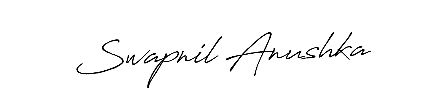 See photos of Swapnil Anushka official signature by Spectra . Check more albums & portfolios. Read reviews & check more about Antro_Vectra_Bolder font. Swapnil Anushka signature style 7 images and pictures png