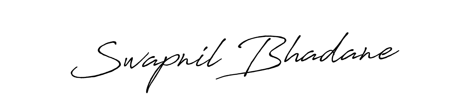 Swapnil Bhadane stylish signature style. Best Handwritten Sign (Antro_Vectra_Bolder) for my name. Handwritten Signature Collection Ideas for my name Swapnil Bhadane. Swapnil Bhadane signature style 7 images and pictures png