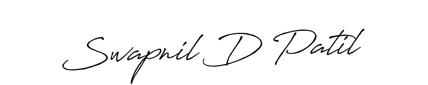 Also You can easily find your signature by using the search form. We will create Swapnil D Patil name handwritten signature images for you free of cost using Antro_Vectra_Bolder sign style. Swapnil D Patil signature style 7 images and pictures png