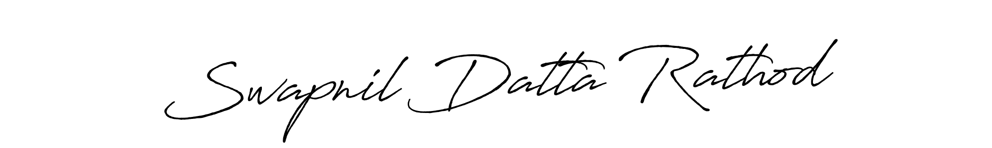 Design your own signature with our free online signature maker. With this signature software, you can create a handwritten (Antro_Vectra_Bolder) signature for name Swapnil Datta Rathod. Swapnil Datta Rathod signature style 7 images and pictures png