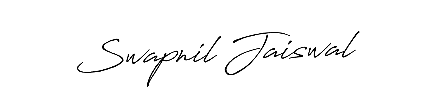 Design your own signature with our free online signature maker. With this signature software, you can create a handwritten (Antro_Vectra_Bolder) signature for name Swapnil Jaiswal. Swapnil Jaiswal signature style 7 images and pictures png