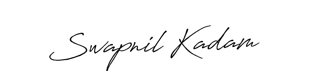 Swapnil Kadam stylish signature style. Best Handwritten Sign (Antro_Vectra_Bolder) for my name. Handwritten Signature Collection Ideas for my name Swapnil Kadam. Swapnil Kadam signature style 7 images and pictures png