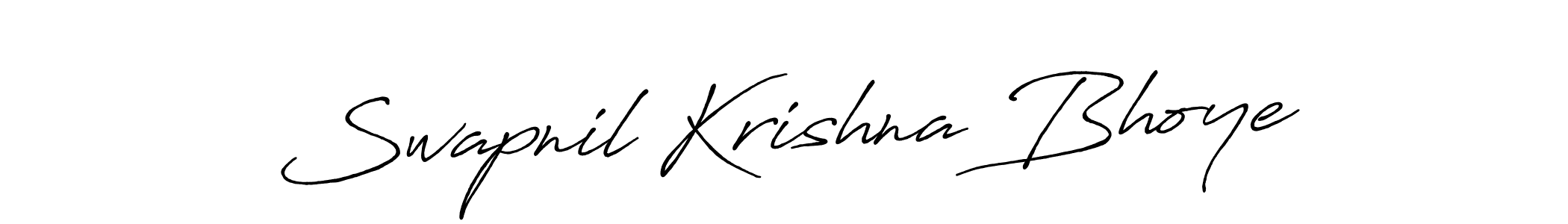 Swapnil Krishna Bhoye stylish signature style. Best Handwritten Sign (Antro_Vectra_Bolder) for my name. Handwritten Signature Collection Ideas for my name Swapnil Krishna Bhoye. Swapnil Krishna Bhoye signature style 7 images and pictures png