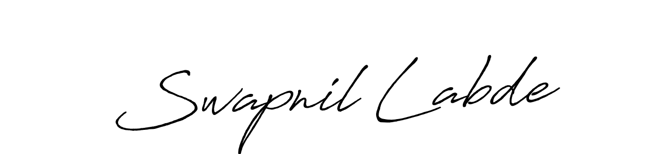 You should practise on your own different ways (Antro_Vectra_Bolder) to write your name (Swapnil Labde) in signature. don't let someone else do it for you. Swapnil Labde signature style 7 images and pictures png
