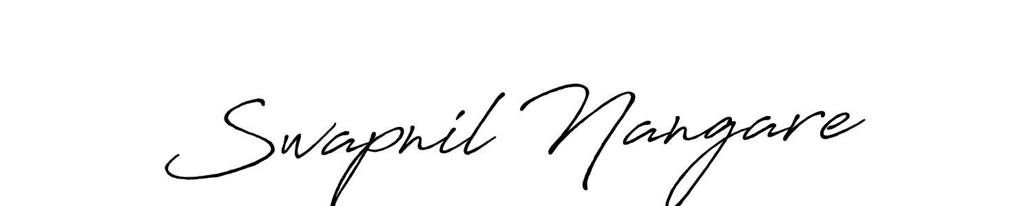 Here are the top 10 professional signature styles for the name Swapnil Nangare. These are the best autograph styles you can use for your name. Swapnil Nangare signature style 7 images and pictures png