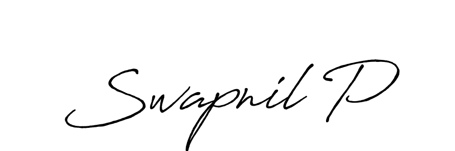 if you are searching for the best signature style for your name Swapnil P. so please give up your signature search. here we have designed multiple signature styles  using Antro_Vectra_Bolder. Swapnil P signature style 7 images and pictures png