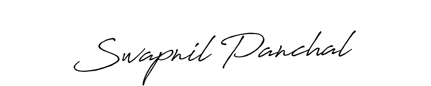 How to make Swapnil Panchal signature? Antro_Vectra_Bolder is a professional autograph style. Create handwritten signature for Swapnil Panchal name. Swapnil Panchal signature style 7 images and pictures png