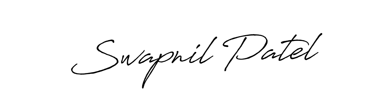 Also we have Swapnil Patel name is the best signature style. Create professional handwritten signature collection using Antro_Vectra_Bolder autograph style. Swapnil Patel signature style 7 images and pictures png