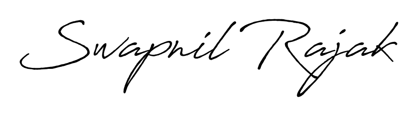 The Antro_Vectra_Bolder typeface gives name Swapnil Rajak a refined look. Suitable for certificates, diplomas, and official verification. Swapnil Rajak signature style 7 images and pictures png