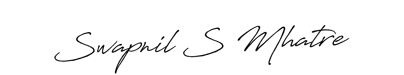 How to make Swapnil S Mhatre signature? Antro_Vectra_Bolder is a professional autograph style. Create handwritten signature for Swapnil S Mhatre name. Swapnil S Mhatre signature style 7 images and pictures png