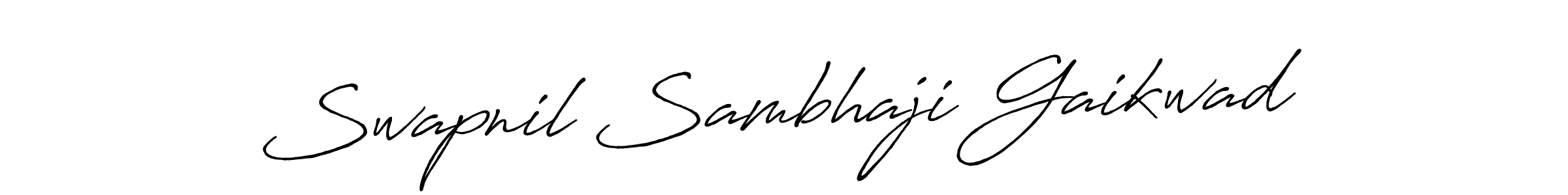 Also we have Swapnil Sambhaji Gaikwad name is the best signature style. Create professional handwritten signature collection using Antro_Vectra_Bolder autograph style. Swapnil Sambhaji Gaikwad signature style 7 images and pictures png