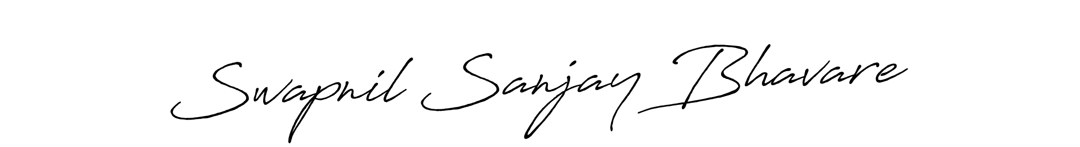 Design your own signature with our free online signature maker. With this signature software, you can create a handwritten (Antro_Vectra_Bolder) signature for name Swapnil Sanjay Bhavare. Swapnil Sanjay Bhavare signature style 7 images and pictures png