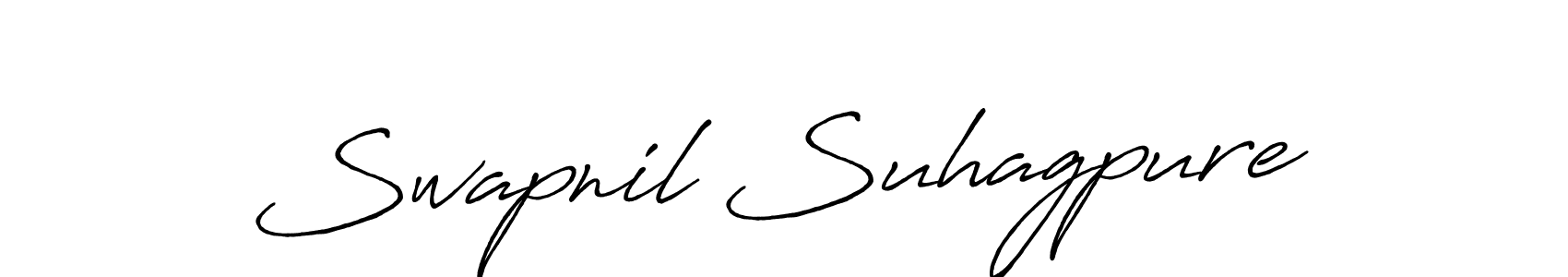 Antro_Vectra_Bolder is a professional signature style that is perfect for those who want to add a touch of class to their signature. It is also a great choice for those who want to make their signature more unique. Get Swapnil Suhagpure name to fancy signature for free. Swapnil Suhagpure signature style 7 images and pictures png