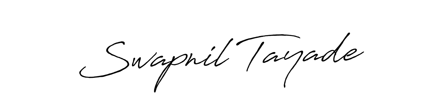 Similarly Antro_Vectra_Bolder is the best handwritten signature design. Signature creator online .You can use it as an online autograph creator for name Swapnil Tayade. Swapnil Tayade signature style 7 images and pictures png