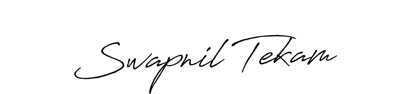if you are searching for the best signature style for your name Swapnil Tekam. so please give up your signature search. here we have designed multiple signature styles  using Antro_Vectra_Bolder. Swapnil Tekam signature style 7 images and pictures png
