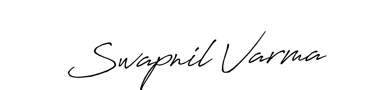 Antro_Vectra_Bolder is a professional signature style that is perfect for those who want to add a touch of class to their signature. It is also a great choice for those who want to make their signature more unique. Get Swapnil Varma name to fancy signature for free. Swapnil Varma signature style 7 images and pictures png