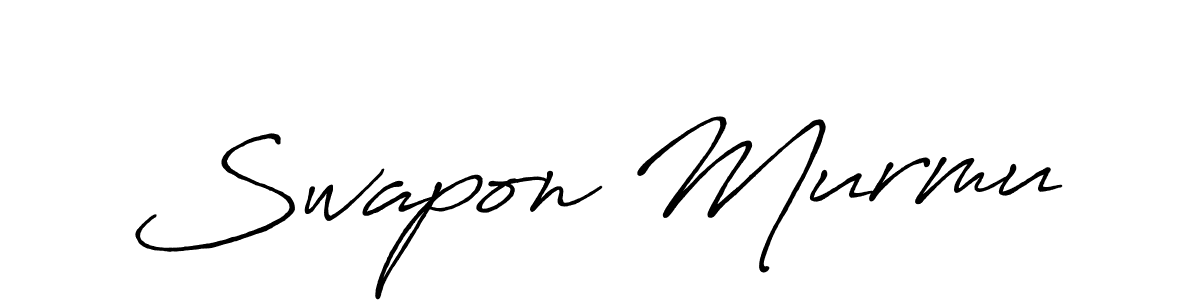 How to make Swapon Murmu signature? Antro_Vectra_Bolder is a professional autograph style. Create handwritten signature for Swapon Murmu name. Swapon Murmu signature style 7 images and pictures png