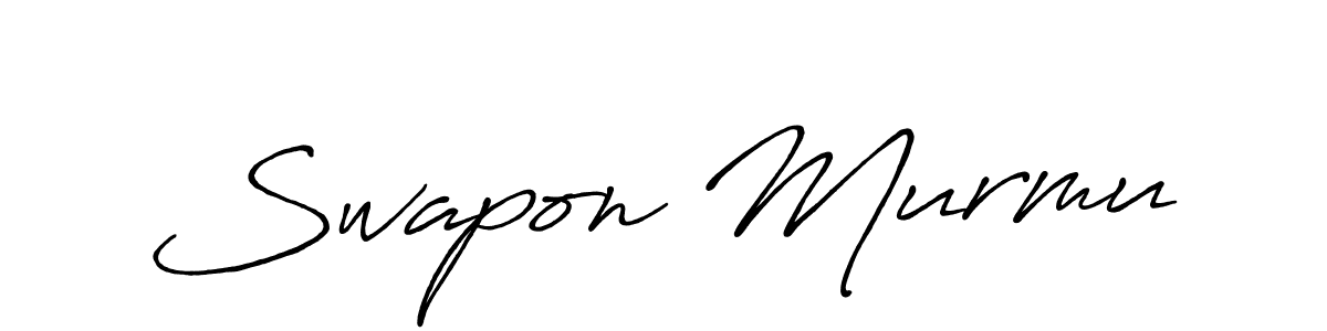 It looks lik you need a new signature style for name Swapon Murmu. Design unique handwritten (Antro_Vectra_Bolder) signature with our free signature maker in just a few clicks. Swapon Murmu signature style 7 images and pictures png