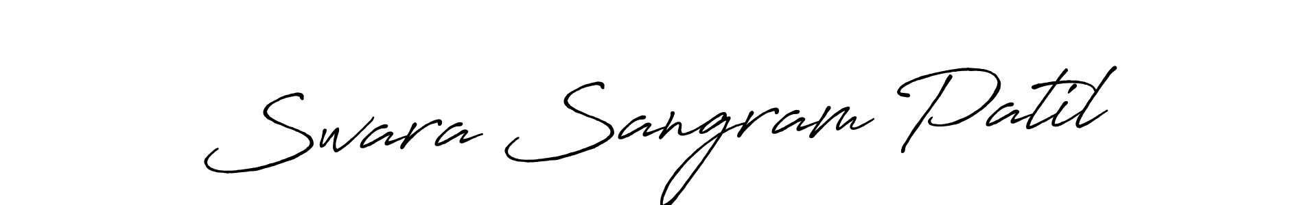 Once you've used our free online signature maker to create your best signature Antro_Vectra_Bolder style, it's time to enjoy all of the benefits that Swara Sangram Patil name signing documents. Swara Sangram Patil signature style 7 images and pictures png