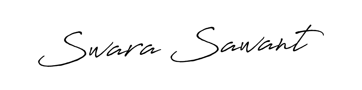 Design your own signature with our free online signature maker. With this signature software, you can create a handwritten (Antro_Vectra_Bolder) signature for name Swara Sawant. Swara Sawant signature style 7 images and pictures png