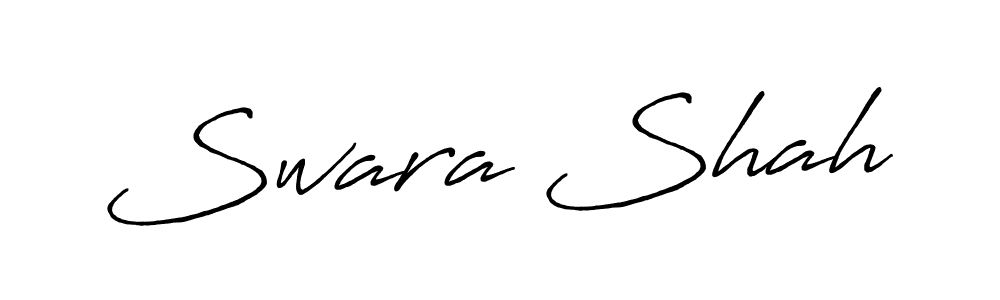 Design your own signature with our free online signature maker. With this signature software, you can create a handwritten (Antro_Vectra_Bolder) signature for name Swara Shah. Swara Shah signature style 7 images and pictures png