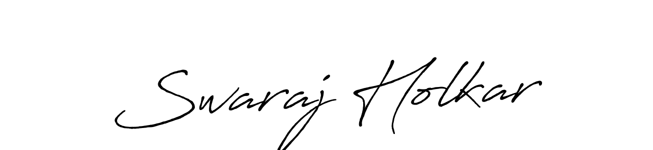 How to make Swaraj Holkar signature? Antro_Vectra_Bolder is a professional autograph style. Create handwritten signature for Swaraj Holkar name. Swaraj Holkar signature style 7 images and pictures png