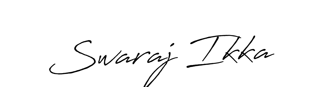 How to Draw Swaraj Ikka signature style? Antro_Vectra_Bolder is a latest design signature styles for name Swaraj Ikka. Swaraj Ikka signature style 7 images and pictures png