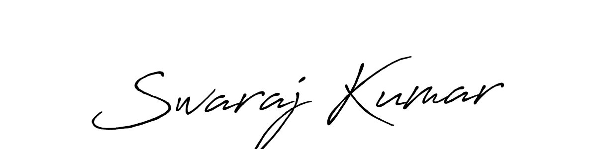 You should practise on your own different ways (Antro_Vectra_Bolder) to write your name (Swaraj Kumar) in signature. don't let someone else do it for you. Swaraj Kumar signature style 7 images and pictures png