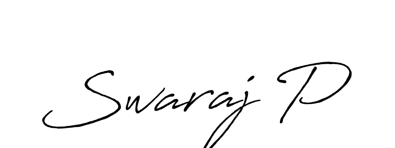 This is the best signature style for the Swaraj P name. Also you like these signature font (Antro_Vectra_Bolder). Mix name signature. Swaraj P signature style 7 images and pictures png