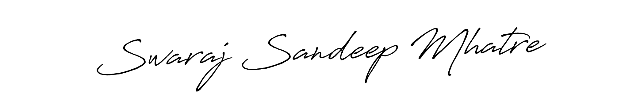 You can use this online signature creator to create a handwritten signature for the name Swaraj Sandeep Mhatre. This is the best online autograph maker. Swaraj Sandeep Mhatre signature style 7 images and pictures png