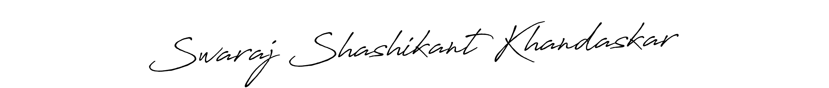 Make a short Swaraj Shashikant Khandaskar signature style. Manage your documents anywhere anytime using Antro_Vectra_Bolder. Create and add eSignatures, submit forms, share and send files easily. Swaraj Shashikant Khandaskar signature style 7 images and pictures png