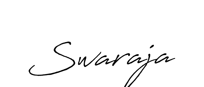 Design your own signature with our free online signature maker. With this signature software, you can create a handwritten (Antro_Vectra_Bolder) signature for name Swaraja. Swaraja signature style 7 images and pictures png